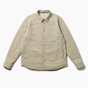 Snow Peak Japan Insulated Shirt Jacket Mens US XXL Beige